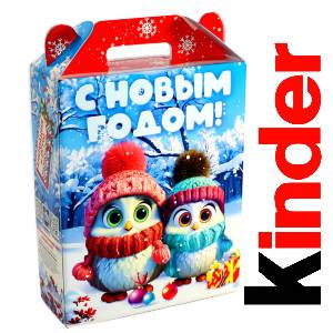 Детский подарок на Новый Год в жестяной упаковке весом 830 грамм по цене 3297 руб в Серове